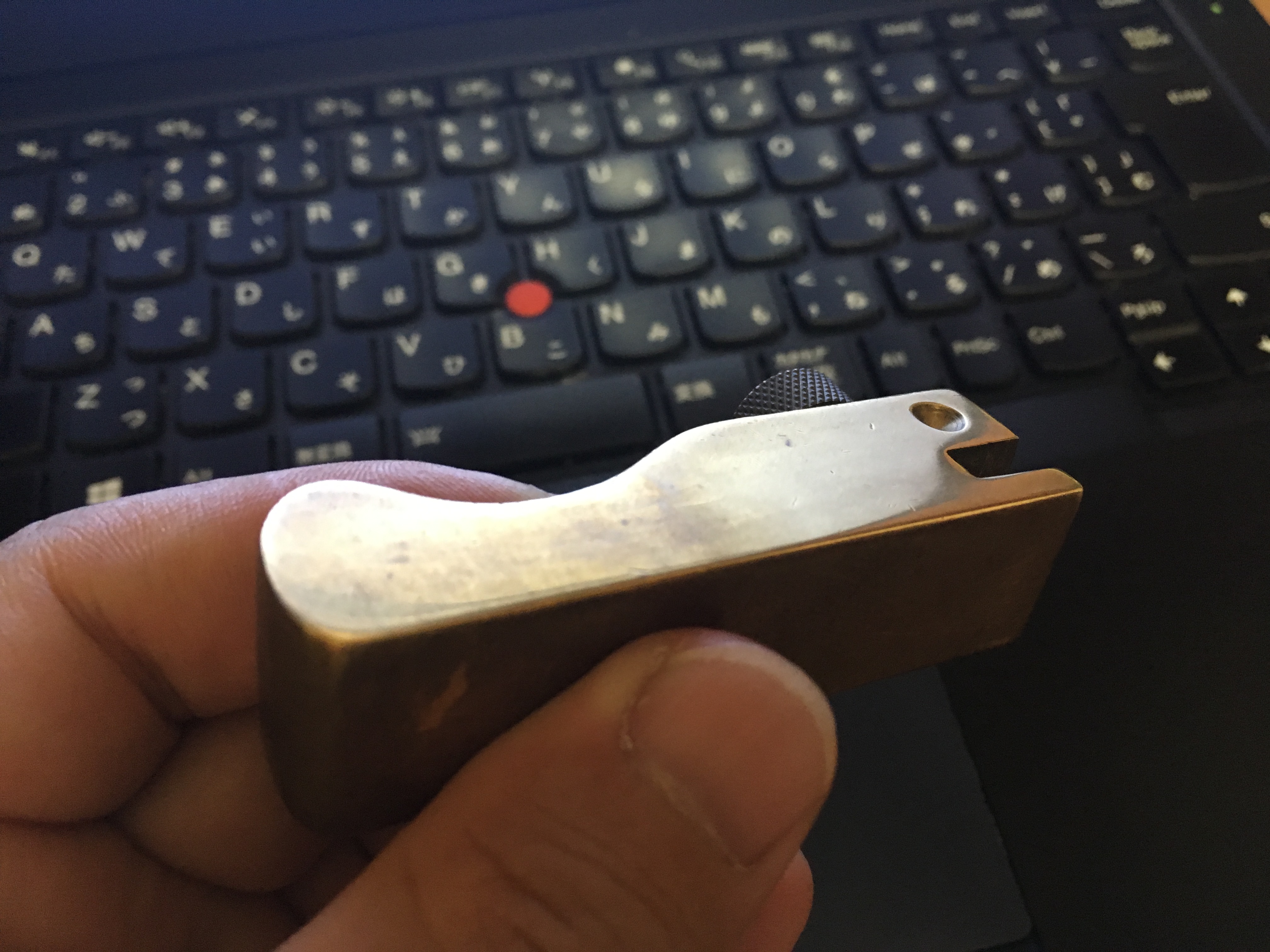 結果検証】コンパウンド等の研磨剤で削らずに真鍮（文鎮）の輝きを